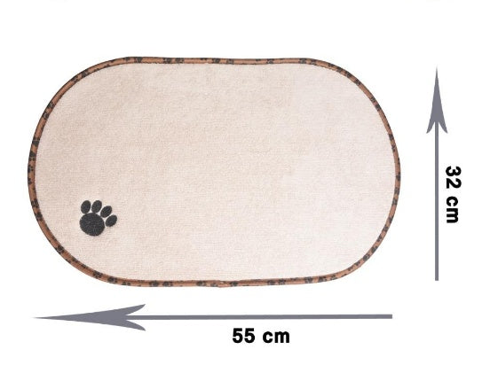 Microfiber Dog Bowl Place Mat - maxsophie.com