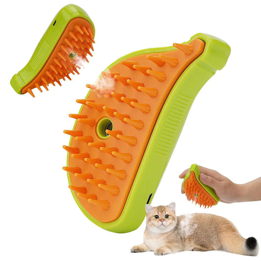3 In 1 Pet Steam Brush - maxsophie.com