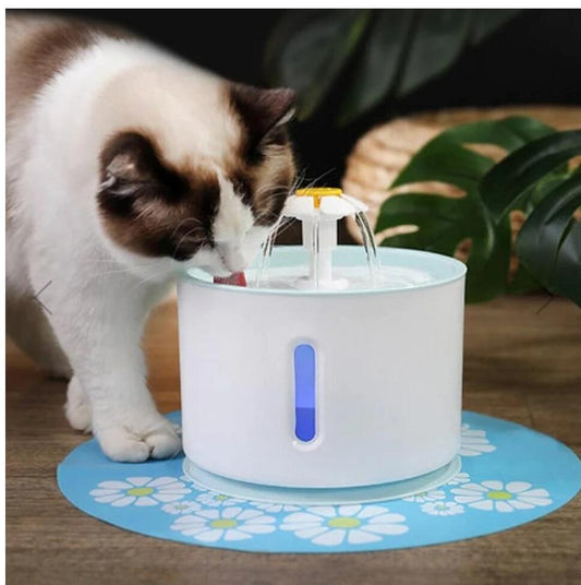 Automatic Cat Water Fountain With LED Lighting USB - maxsophie.com