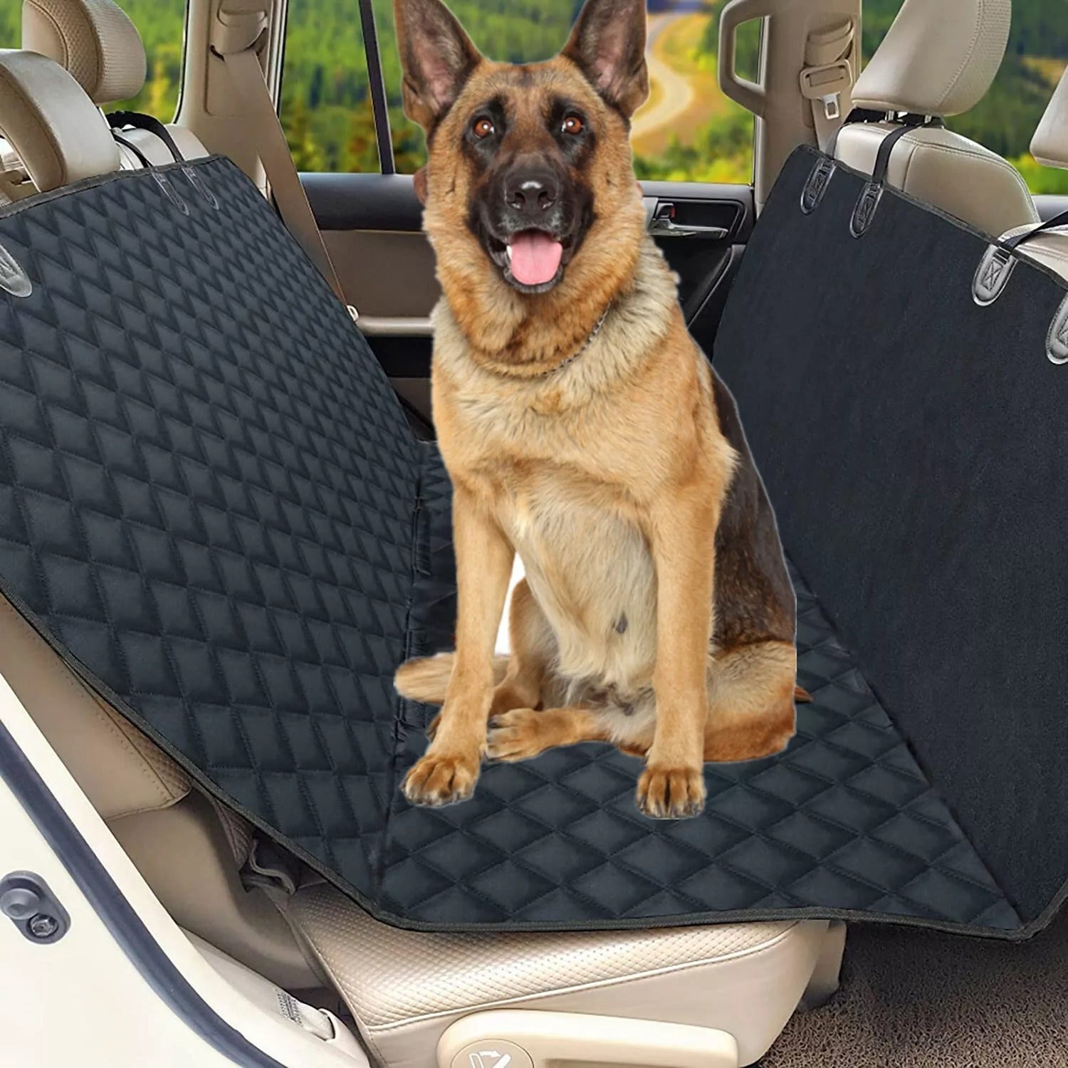 Dog Car back Seat Cover - maxsophie.com