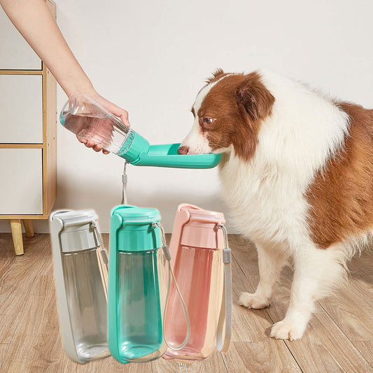 Dog  Portable Folding Water Bottle 550ml - maxsophie.com