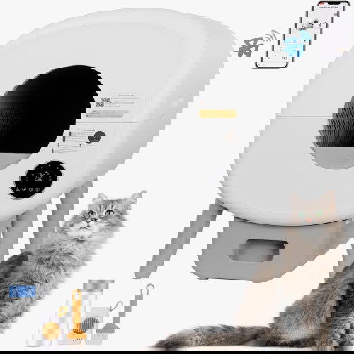 Fully Automatic Smart Cat Litter Box Self-cleaning - My Store - - #tag1# - #tag2#