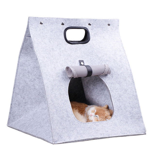 Outing Felt Cat Nest - My Store - - #tag1# - #tag2#