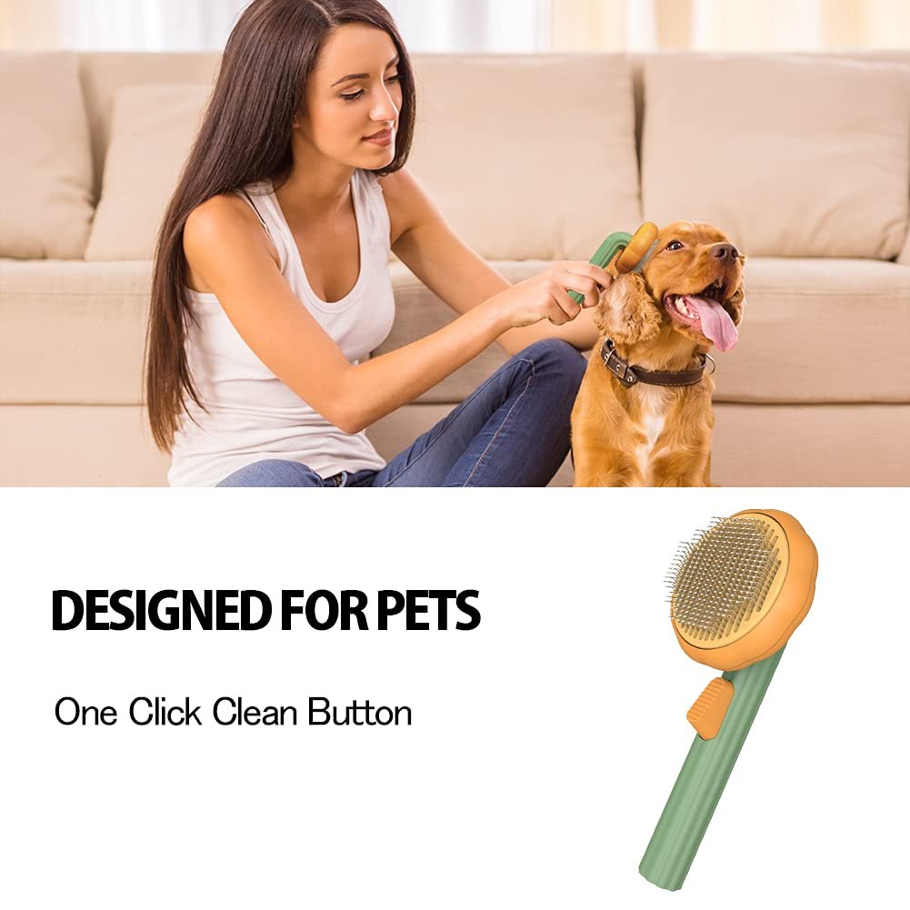 Pet Grooming Self Cleaning Brush - maxsophie.com