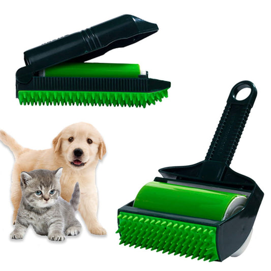 Pet Hair Remover portable Sticking Roller Clothes Dust Cleaner - maxsophie.com