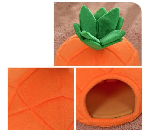 Pet Nest Pineapple, Strawberry, Watermelon with anti-slip bottom - My Store - - #tag1# - #tag2#