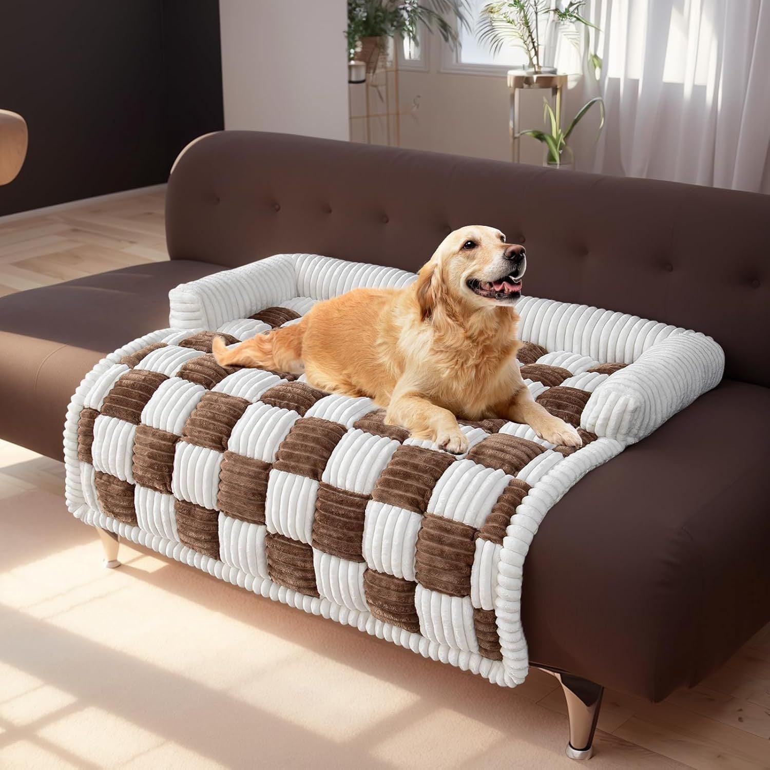 Plush Thickened Warm Pet Bed - maxsophie.com