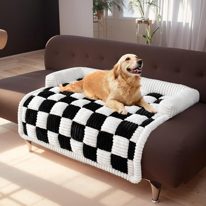 Plush Thickened Warm Pet Bed - maxsophie.com