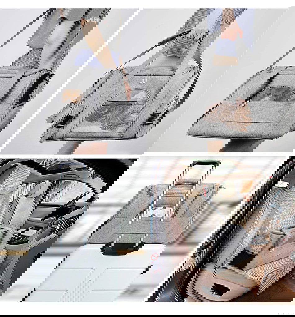 Portable Breathable Carrier Bag Airline Approved for cats and dogs - maxsophie.com