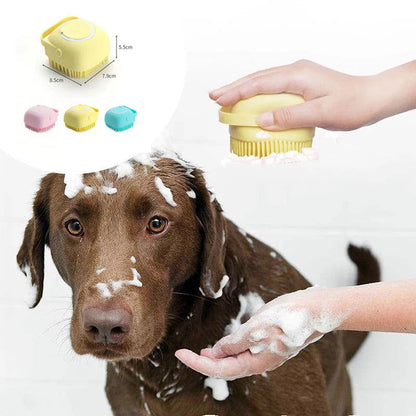 Silicone Dog Bath Massage Brush - maxsophie.com